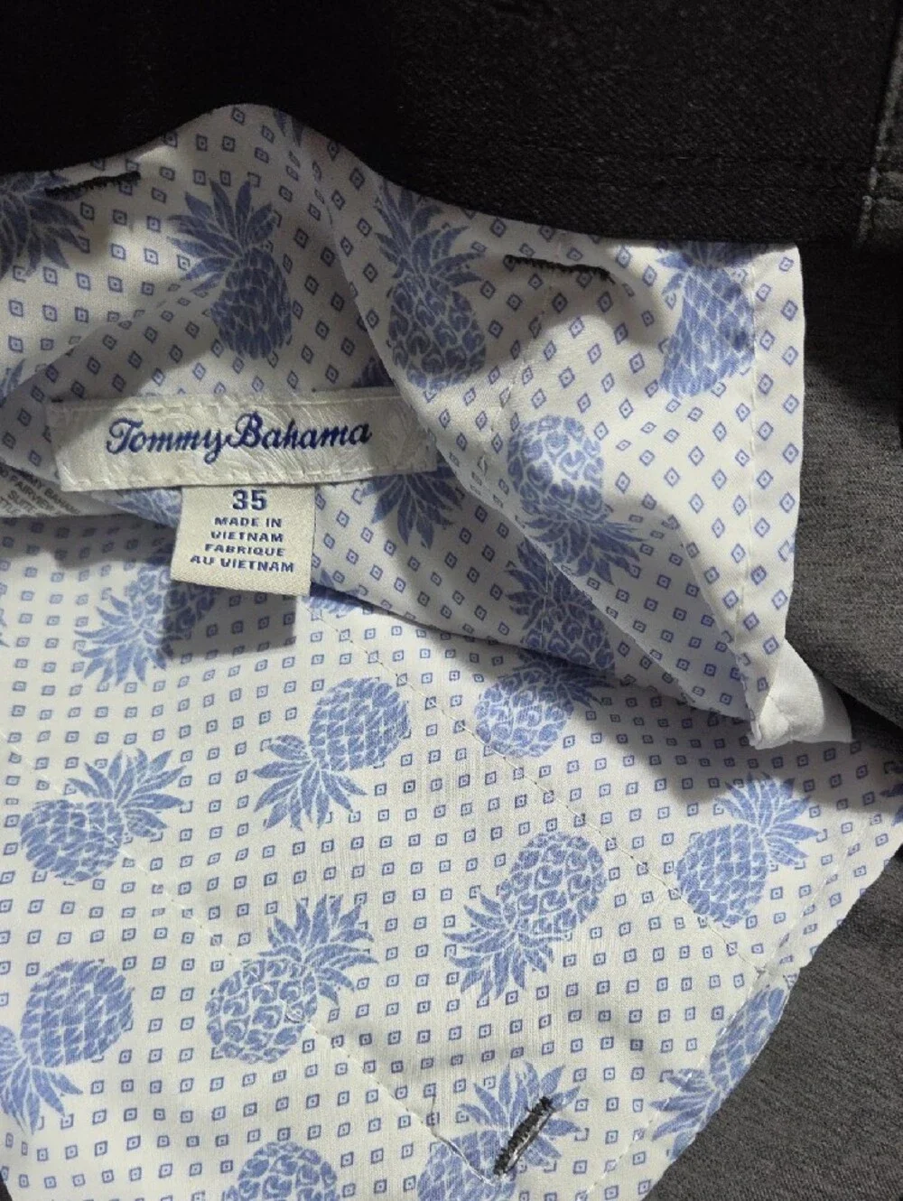Tommy Bahama Men's Flat Front Shorts - Charcoal Brand New..